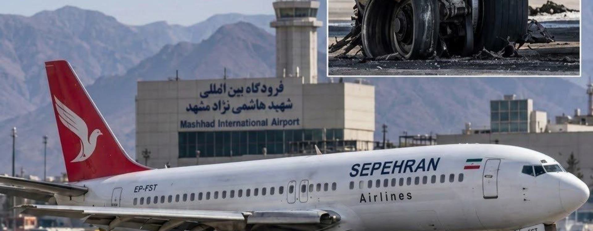 نقص سامانه مهار لرزش علت حادثه هواپیما بوئینگ سپهران در مشهد