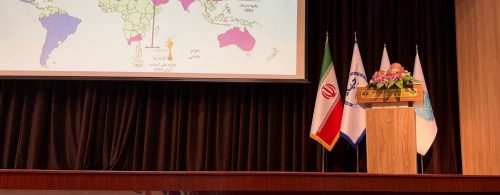 مراسم اختتامیه جایزه ملی تعالی صنعت گردشگری در دانشگاه علم و فرهنگ در حال برگزاریست